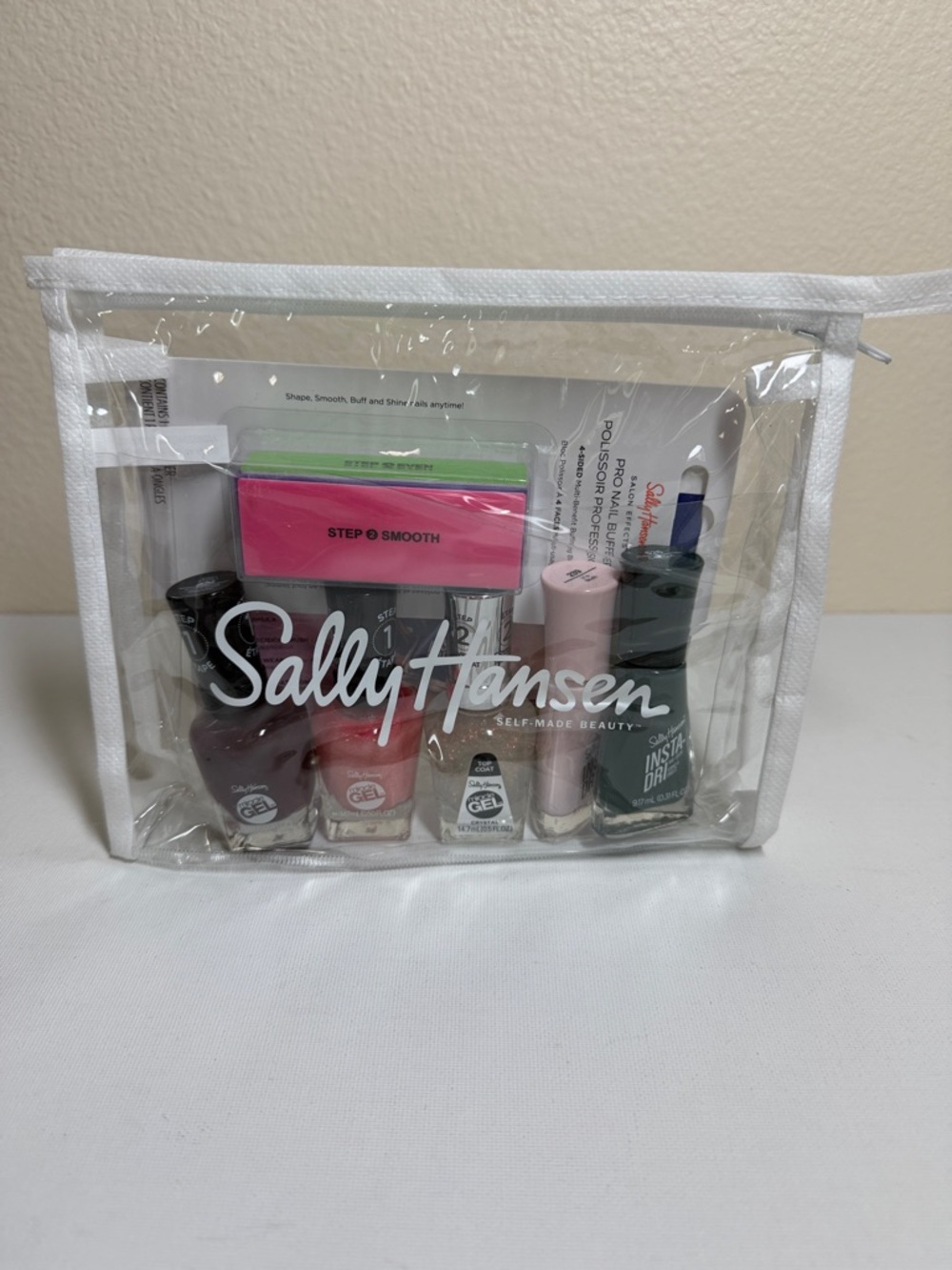 Sally Hansen Gel Nail Care Kit - Pink, Green, Teal